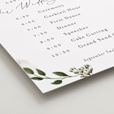 "Classic Love" - Schedule Signs in Vanilla by Susan Moyal - Detail