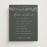 "Peaks" - Schedule Signs in Hunter by Sarah Brown - Front