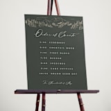 "Peaks" - Schedule Signs in Hunter by Sarah Brown - In Use