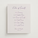 "tablescape drawing" - Schedule Signs in Hydrangea by Cass Loh - Front