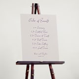 "tablescape drawing" - Schedule Signs in Hydrangea by Cass Loh - In Use