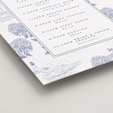 "Coastal Toile" - Schedule Signs in Periwinkle by Jenna Holcomb - Detail
