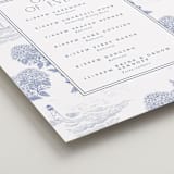 "Coastal Toile" - Schedule Signs in Periwinkle by Jenna Holcomb - Detail