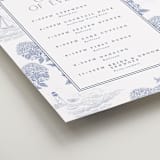 "Coastal Toile" - Schedule Signs in Periwinkle by Jenna Holcomb - Detail