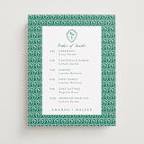 "Palm Tree Crest" - Schedule Signs in Palm by Erika Firm - Front