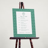 "Palm Tree Crest" - Schedule Signs in Palm by Erika Firm - In Use
