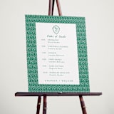 "Palm Tree Crest" - Schedule Signs in Palm by Erika Firm - In Use