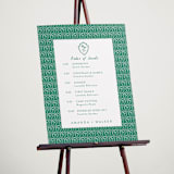 "Palm Tree Crest" - Schedule Signs in Palm by Erika Firm - In Use