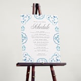 "Almafi" - Schedule Signs in Cerulean by Itsy Belle Studio - In Use