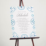 "Almafi" - Schedule Signs in Cerulean by Itsy Belle Studio - In Use