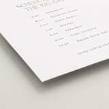 "kouignette" - Schedule Signs in Chiffon by chocomocacino - Detail