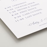 "watercolor flowers crest" - Schedule Signs in Dusty Blue by Cass Loh - Detail