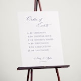 "watercolor flowers crest" - Schedule Signs in Dusty Blue by Cass Loh - In Use