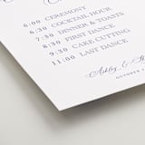 "watercolor flowers crest" - Schedule Signs in Dusty Blue by Cass Loh - Detail