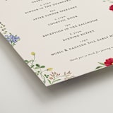 "Wild meadow" - Schedule Signs in Elder Flower by Sarah Knight - Detail