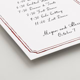 "Handwritten" - Schedule Signs in Wine by Cass Loh - Detail