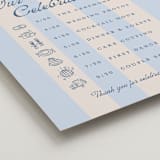 "darby" - Schedule Signs in Sky by Susan Asbill - Detail