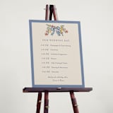 "A wedding in Low Country" - Schedule Signs in Cornflower by Chris Griffith - In Use