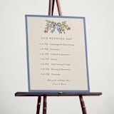 "A wedding in Low Country" - Schedule Signs in Cornflower by Chris Griffith - In Use