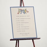 "A wedding in Low Country" - Schedule Signs in Cornflower by Chris Griffith - In Use