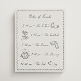 "Puglia" - Schedule Signs in Rock by Pati Cascino - Front