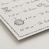 "Puglia" - Schedule Signs in Rock by Pati Cascino - Detail