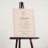 "Scripted" - Schedule Signs in Emerald by Creo Study - In Use