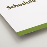 "Portrait Custom" - Schedule Signs in Charcoal by Minted Custom - Detail