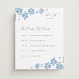 "Anemones" - Schedule Signs in Azure by letterfix - Front