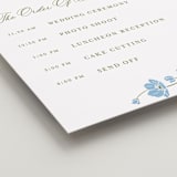 "Anemones" - Schedule Signs in Azure by letterfix - Detail