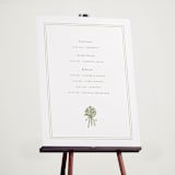 "wedding bouquet" - Schedule Signs in Pistachio by Lori Wemple - In Use