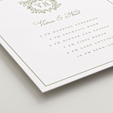 "Crestino" - Schedule Signs in Moss by Petra Kern - Detail