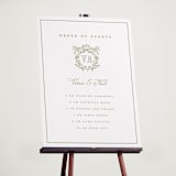 "Crestino" - Schedule Signs in Moss by Petra Kern - In Use