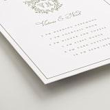 "Crestino" - Schedule Signs in Moss by Petra Kern - Detail