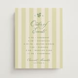 "Heirloom" - Schedule Signs in Citrine by Creo Study - Front