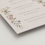 "Parisian Garden" - Schedule Signs in Petal by Nicoletta Savod - Detail