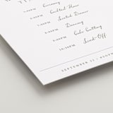 "Delicate Vines" - Schedule Signs in Periwinkle by Kristen Smith - Detail
