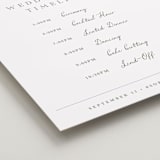 "Delicate Vines" - Schedule Signs in Periwinkle by Kristen Smith - Detail