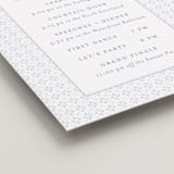 "Coastal Charm" - Schedule Signs in Dusty Blue by Jennifer Postorino - Detail