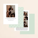 "XOXO" - Save the Dates in Snow by Carolyn MacLaren - Back of Card Options