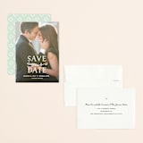"XOXO" - Save the Dates in Snow by Carolyn MacLaren - Assembled