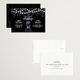 "Garden Lights" - Save the Dates in Midnight by Hooray Creative - Assembled