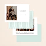 "Meet in the Middle" - Save the Dates in Sky by Lauren Chism - Back of Card Options