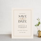 "Ivory Details" - Save the Dates in Smoke by Jennifer Wick - Front