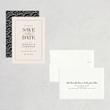 "Ivory Details" - Save the Dates in Smoke by Jennifer Wick - Assembled