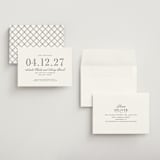 "Hepburn" - Save the Dates in Tuxedo by Megan Davis - Assembled