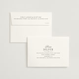 "Hepburn" - Save the Dates in Tuxedo by Megan Davis - FREE Recipient Addressing