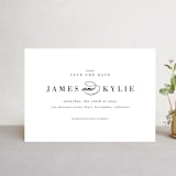 "Classically Stated" - Save the Dates in Charcoal by Roxy Cervantes - Front