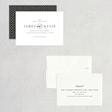 "Classically Stated" - Save the Dates in Charcoal by Roxy Cervantes - Assembled