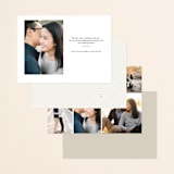 "Charming Go Lightly" - Save the Dates in Feather by danielleb - Back of Card Options